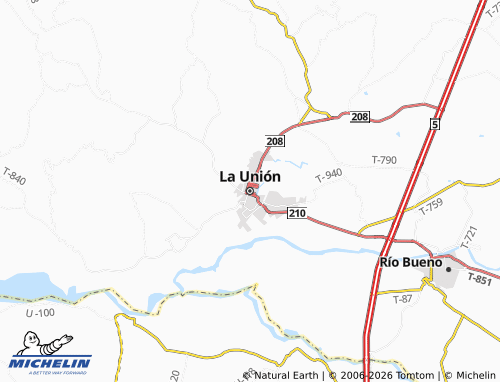 MICHELIN La Unión map - ViaMichelin