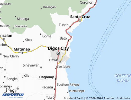MICHELIN Cogon map - ViaMichelin