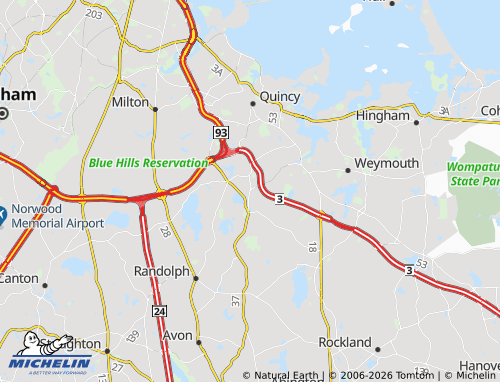 Mappa MICHELIN Braintree - ViaMichelin