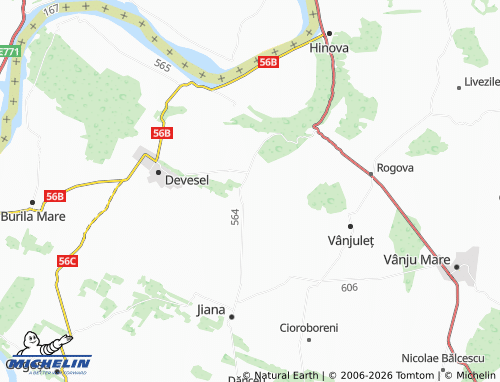 Mapa MICHELIN Scăpău - ViaMichelin