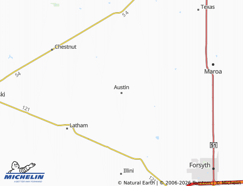 Mapa MICHELIN Austin - ViaMichelin