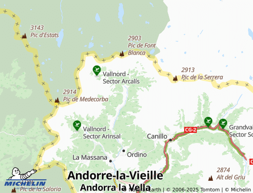 MICHELIN Les Salines map - ViaMichelin