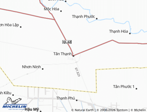 Mapa MICHELIN Tân Thạnh - ViaMichelin