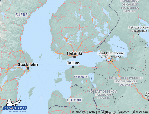 Carte MICHELIN Finlande - ViaMichelin