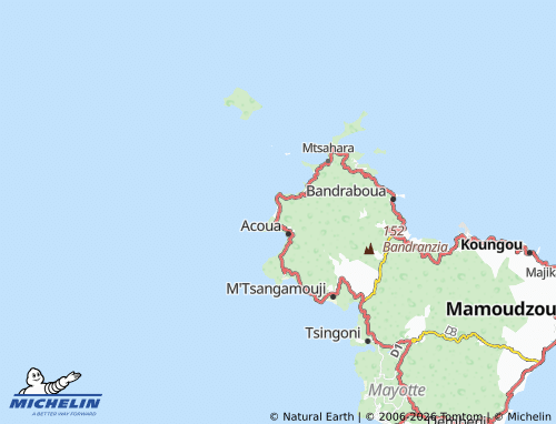 MICHELIN-Landkarte Mtsangadoua - ViaMichelin