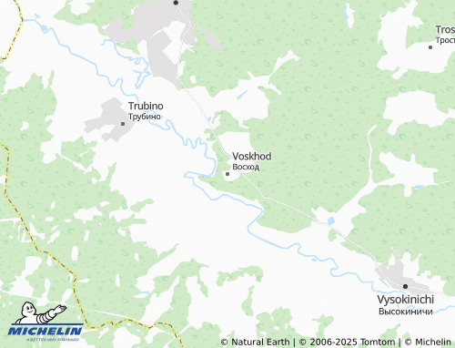 MICHELIN-Landkarte Voskhod - ViaMichelin