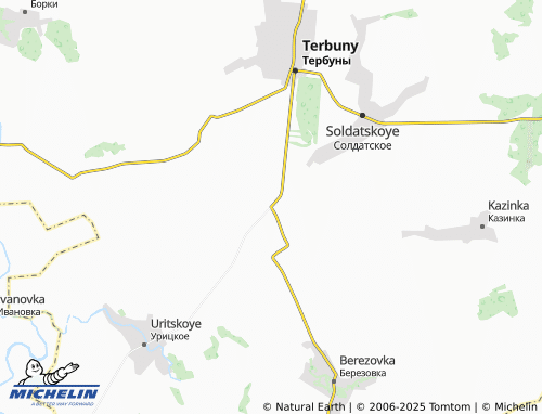 MICHELIN Voyeykovo map - ViaMichelin