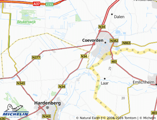 Carte MICHELIN Holthone - ViaMichelin