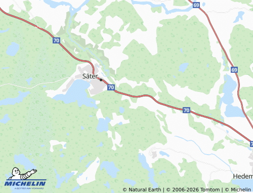 MICHELIN-Landkarte Kullsveden - ViaMichelin