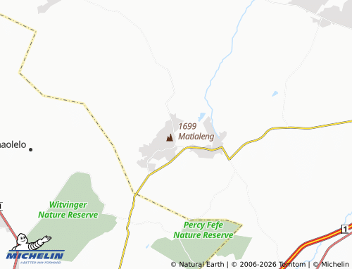 MICHELIN-Landkarte Matlaleng - ViaMichelin