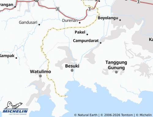 MICHELIN-Landkarte Tanggulwelahan - ViaMichelin