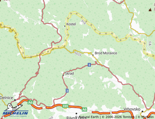Mapa MICHELIN Gorani - ViaMichelin