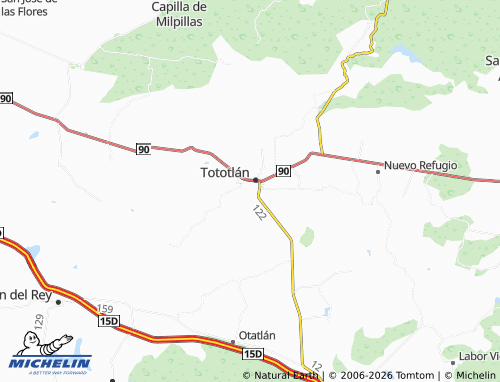 Mapa MICHELIN Centro - ViaMichelin