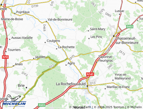 Mappa MICHELIN La Côte - ViaMichelin