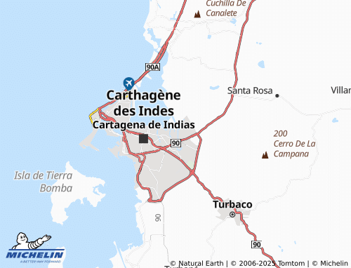 MICHELIN-Landkarte Nuevo Paraíso - ViaMichelin