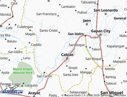 MICHELIN Luyos map - ViaMichelin