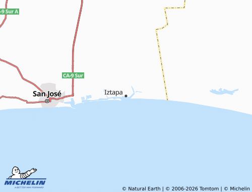 MICHELIN Iztapa map - ViaMichelin