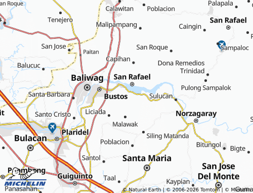 MICHELIN Bonga Mayor map - ViaMichelin