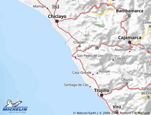 MICHELIN Pacasmayo map - ViaMichelin