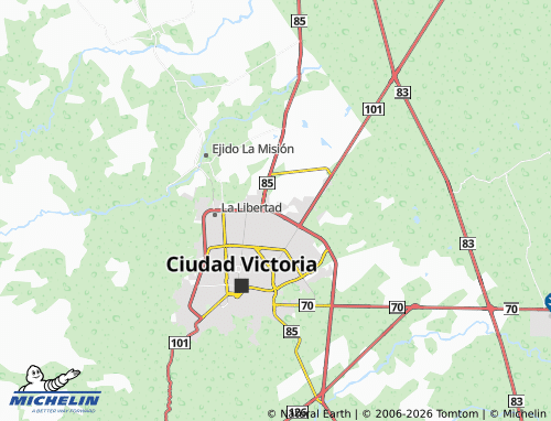 Mappa MICHELIN Puerta de Hierro P Oriente - ViaMichelin