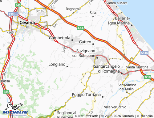 MICHELIN-Landkarte La Crocetta - ViaMichelin