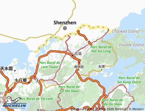 MICHELIN North District map - ViaMichelin