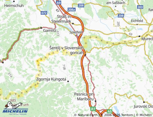 MICHELIN-Landkarte Kresnica - ViaMichelin