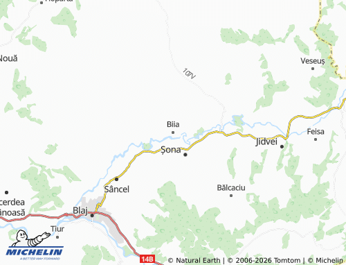 MICHELIN Biia map - ViaMichelin