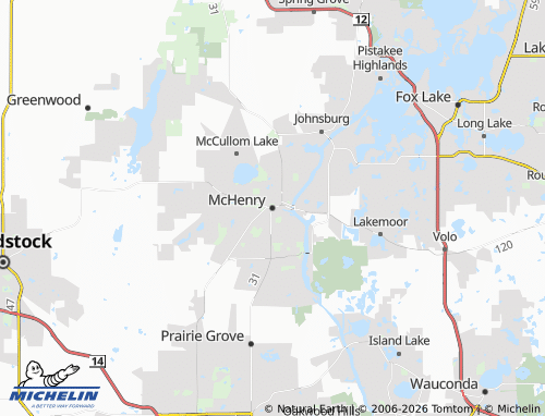 Mapa MICHELIN McHenry - ViaMichelin
