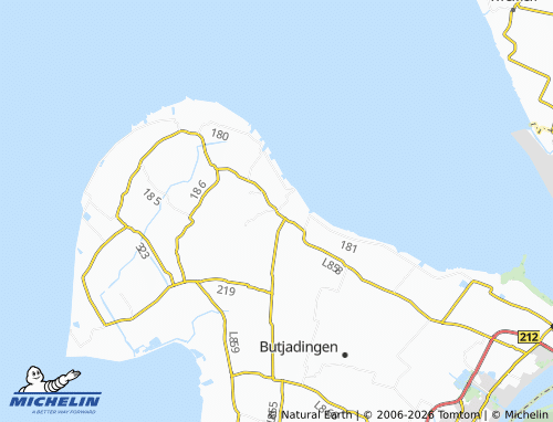 MICHELIN Burhave map - ViaMichelin
