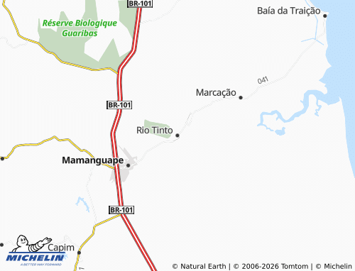 Mapa MICHELIN Rio Tinto - ViaMichelin