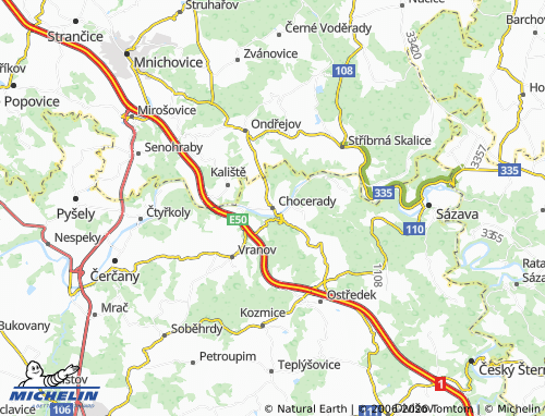 Mappa MICHELIN Chocerady - ViaMichelin