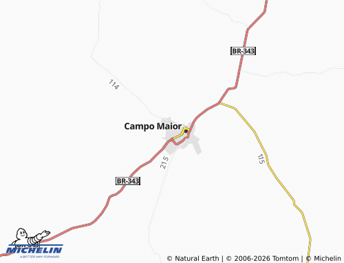 MICHELIN São João map - ViaMichelin