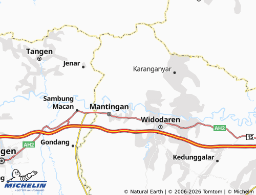 MICHELIN Bangunrejo map - ViaMichelin