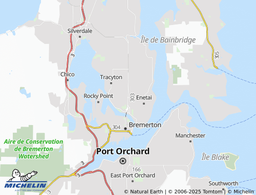 MICHELIN East Bremerton map - ViaMichelin