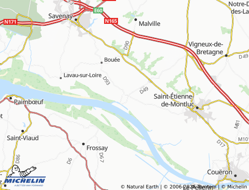Carte MICHELIN Cordemais - ViaMichelin