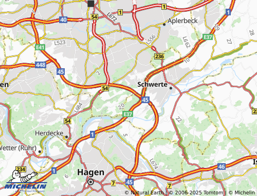 MICHELIN Kückshausen map - ViaMichelin