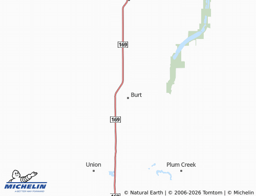 Mappa MICHELIN Burt - ViaMichelin