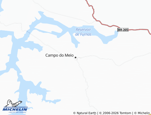 Mapa MICHELIN Campo do Meio - ViaMichelin