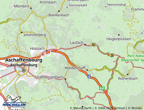 MICHELIN Steiger map - ViaMichelin
