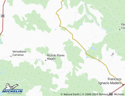Mapa MICHELIN Francisco Javier Mina - ViaMichelin
