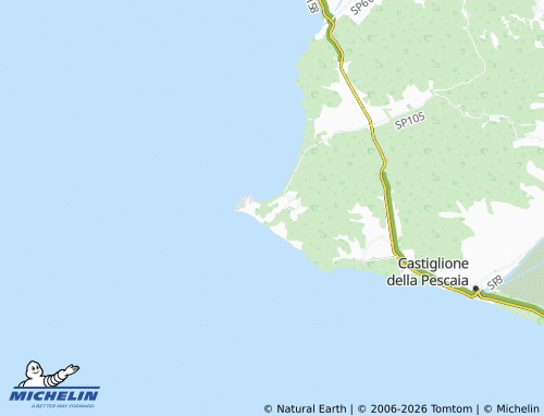 Mapa MICHELIN Punta Ala - ViaMichelin