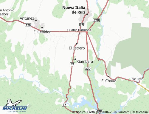 Mappa MICHELIN Rafael Rodríguez - ViaMichelin