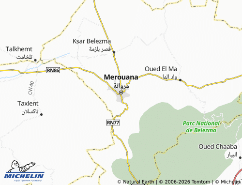 Mappa MICHELIN Marwanah - ViaMichelin
