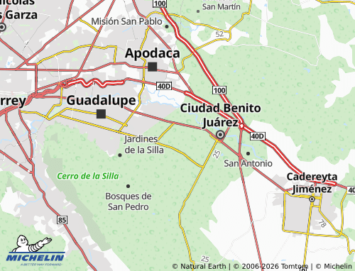 Mappa MICHELIN Cerradas del Rey - ViaMichelin