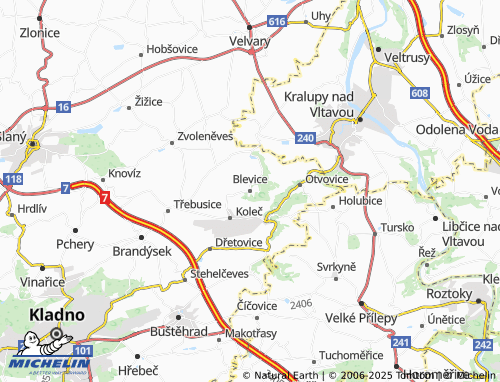MICHELIN Blevice map - ViaMichelin
