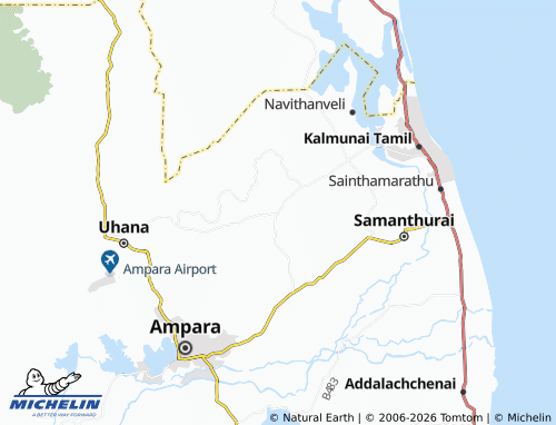 Mappa MICHELIN Dadayanthalawa East - ViaMichelin