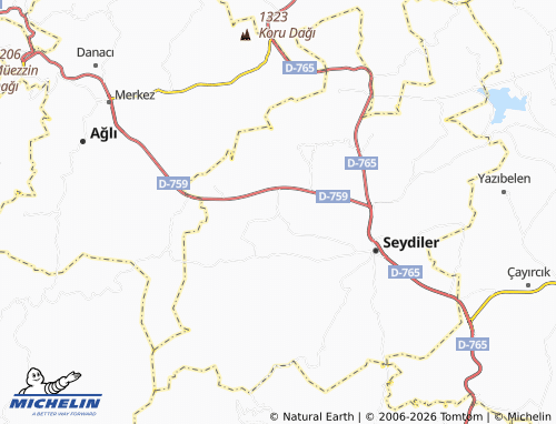 Mappa MICHELIN Odabaşı - ViaMichelin