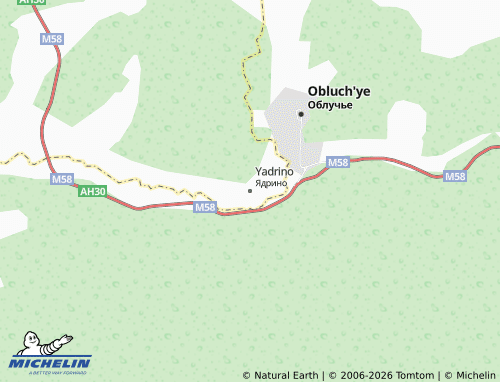 MICHELIN-Landkarte Yadrino - ViaMichelin