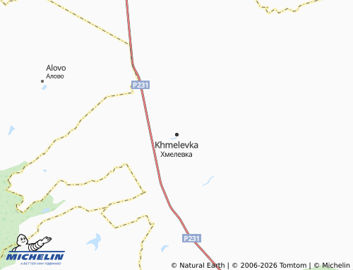 MICHELIN-Landkarte Khmelevka - ViaMichelin